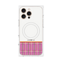 プレミアムパネル with MagSafe［ CASEPLAY Tartan Check - Pink ］