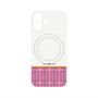 プレミアムパネル with MagSafe［ CASEPLAY Tartan Check - Pink ］