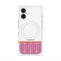 プレミアムパネル with MagSafe［ CASEPLAY Tartan Check - Pink ］