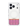 プレミアムパネル with MagSafe［ CASEPLAY Tartan Check - Pink ］