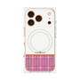 プレミアムパネル with MagSafe［ CASEPLAY Tartan Check - Pink ］