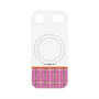 プレミアムパネル with MagSafe［ CASEPLAY Tartan Check - Pink ］