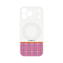 プレミアムパネル with MagSafe［ CASEPLAY Tartan Check - Pink ］
