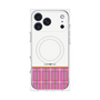 プレミアムパネル with MagSafe［ CASEPLAY Tartan Check - Pink ］