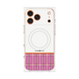 プレミアムパネル with MagSafe［ CASEPLAY Tartan Check - Pink ］