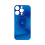 プレミアムパネル with MagSafe［ CASEPLAY Winding Pattern - Blue ］