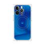 プレミアムパネル with MagSafe［ CASEPLAY Winding Pattern - Blue ］