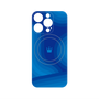 プレミアムパネル with MagSafe［ CASEPLAY Winding Pattern - Blue ］