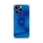 プレミアムパネル with MagSafe［ CASEPLAY Winding Pattern - Blue ］