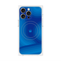 プレミアムパネル with MagSafe［ CASEPLAY Winding Pattern - Blue ］
