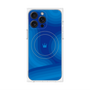 プレミアムパネル with MagSafe［ CASEPLAY Winding Pattern - Blue ］