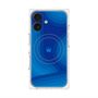 プレミアムパネル with MagSafe［ CASEPLAY Winding Pattern - Blue ］