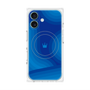 プレミアムパネル with MagSafe［ CASEPLAY Winding Pattern - Blue ］