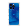 プレミアムパネル with MagSafe［ CASEPLAY Winding Pattern - Blue ］