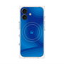 プレミアムパネル with MagSafe［ CASEPLAY Winding Pattern - Blue ］