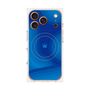 プレミアムパネル with MagSafe［ CASEPLAY Winding Pattern - Blue ］