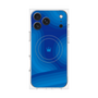 プレミアムパネル with MagSafe［ CASEPLAY Winding Pattern - Blue ］