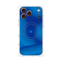 プレミアムパネル with MagSafe［ CASEPLAY Winding Pattern - Blue ］