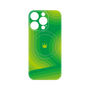 プレミアムパネル with MagSafe［ CASEPLAY Winding Pattern - Green ］