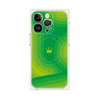 プレミアムパネル with MagSafe［ CASEPLAY Winding Pattern - Green ］