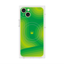 プレミアムパネル with MagSafe［ CASEPLAY Winding Pattern - Green ］