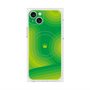 プレミアムパネル with MagSafe［ CASEPLAY Winding Pattern - Green ］