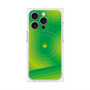 プレミアムパネル with MagSafe［ CASEPLAY Winding Pattern - Green ］