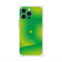 プレミアムパネル with MagSafe［ CASEPLAY Winding Pattern - Green ］