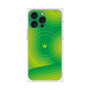 プレミアムパネル with MagSafe［ CASEPLAY Winding Pattern - Green ］