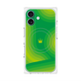 プレミアムパネル with MagSafe［ CASEPLAY Winding Pattern - Green ］