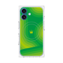 プレミアムパネル with MagSafe［ CASEPLAY Winding Pattern - Green ］