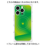 プレミアムパネル with MagSafe［ CASEPLAY Winding Pattern - Green ］