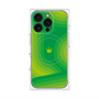 プレミアムパネル with MagSafe［ CASEPLAY Winding Pattern - Green ］