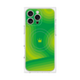 プレミアムパネル with MagSafe［ CASEPLAY Winding Pattern - Green ］