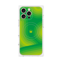 プレミアムパネル with MagSafe［ CASEPLAY Winding Pattern - Green ］