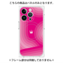 プレミアムパネル with MagSafe［ CASEPLAY Winding Pattern - Pink ］