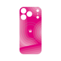 プレミアムパネル with MagSafe［ CASEPLAY Winding Pattern - Pink ］
