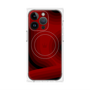 プレミアムパネル with MagSafe［ CASEPLAY Winding Pattern - Red ］