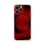 プレミアムパネル with MagSafe［ CASEPLAY Winding Pattern - Red ］