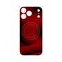 プレミアムパネル with MagSafe［ CASEPLAY Winding Pattern - Red ］