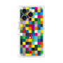 プレミアムパネル with MagSafe［ CASEPLAY Rainbow Check ］
