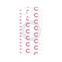 プレミアムパネル with MagSafe［ オリジナル - CASEPLAYイニシャル総柄 - ピンク ］