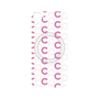 プレミアムパネル with MagSafe［ オリジナル - CASEPLAYイニシャル総柄 - ピンク ］