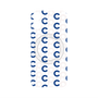 プレミアムパネル with MagSafe［ オリジナル - CASEPLAYイニシャル総柄 - ネイビー ］