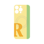 プレミアムパネル with MagSafe［ オリジナル - initial color line - R yellow ］