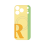 プレミアムパネル with MagSafe［ オリジナル - initial color line - R yellow ］