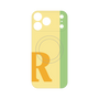 プレミアムパネル with MagSafe［ オリジナル - initial color line - R yellow ］