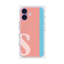 プレミアムパネル with MagSafe［ オリジナル - initial color line - S pink ］