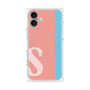 プレミアムパネル with MagSafe［ オリジナル - initial color line - S pink ］