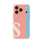 プレミアムパネル with MagSafe［ オリジナル - initial color line - S pink ］